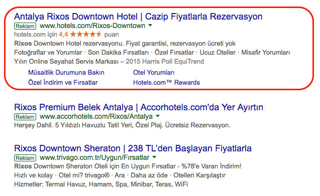 Google Arama Sonuçlarında Yıldız Derecelendirmesi 2