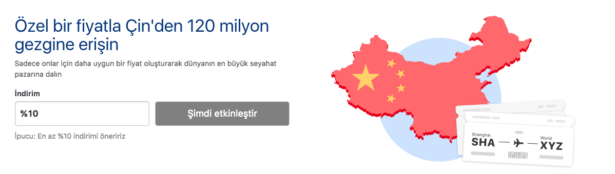 Booking Çin Hedefli Teklif Sayfası 2