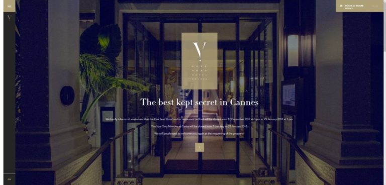 Five Seas Hotel Tasarımı Cannes 1024X491